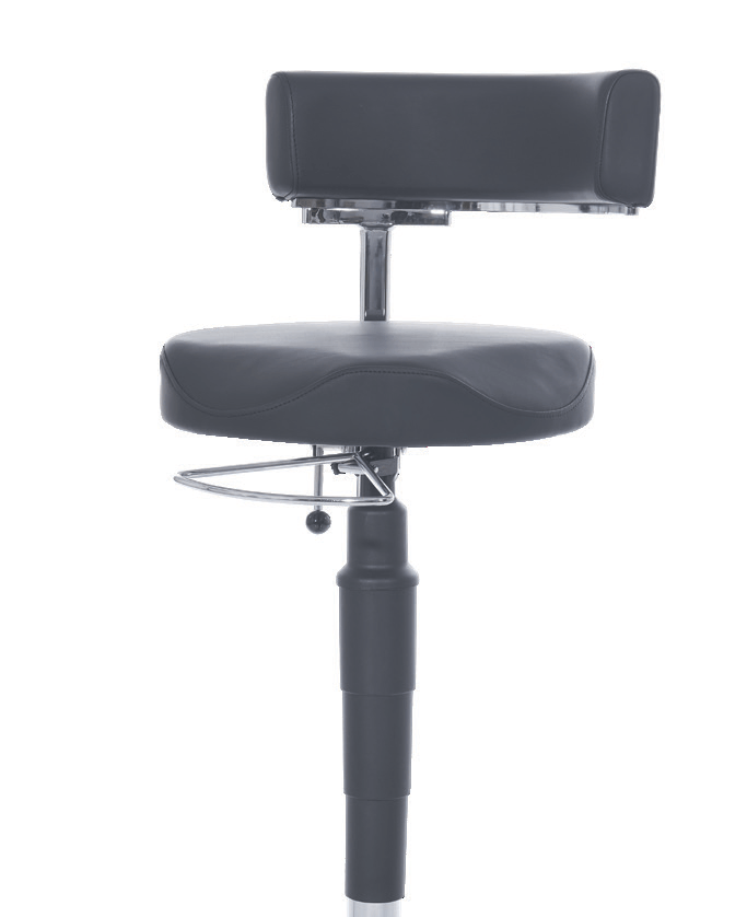 Arbeitshocker Rückenlehne