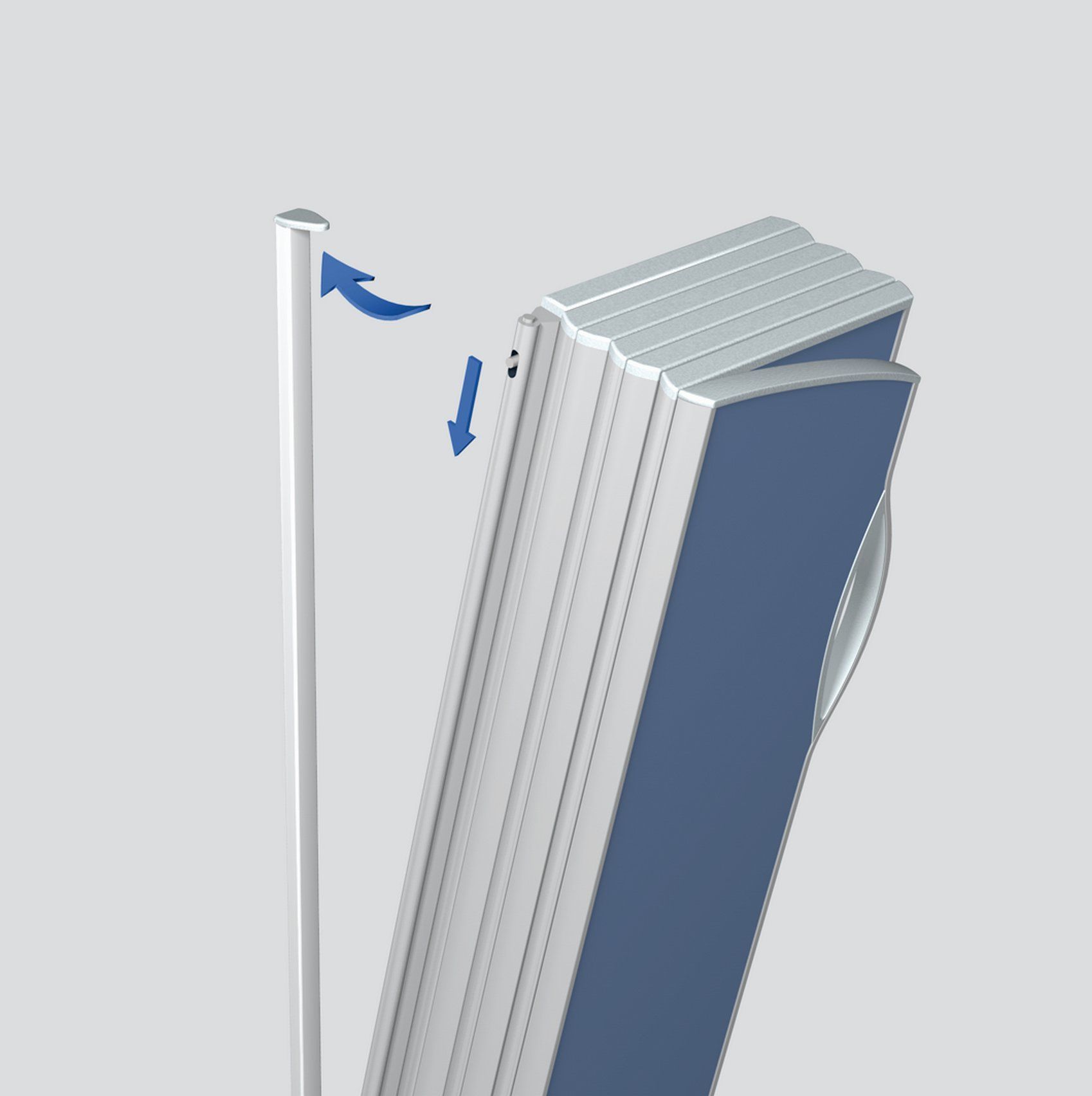 Trennwand Sichtschutz Easy Click