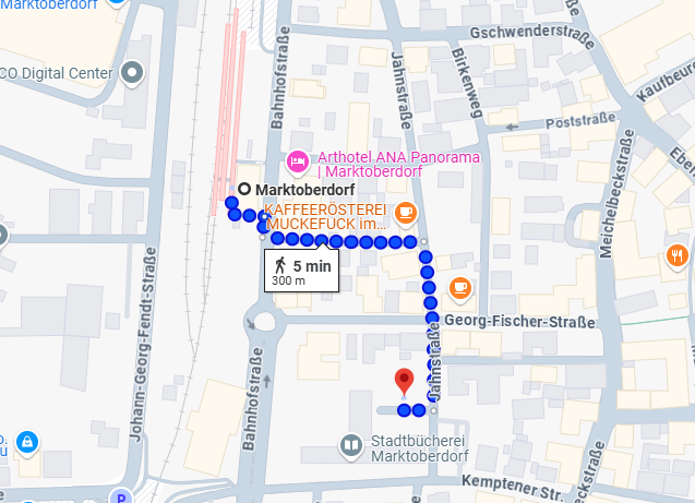 Stadtplan für den Aktionstag.