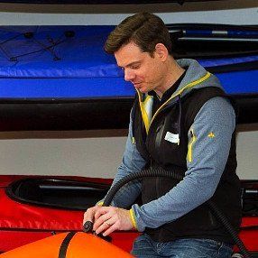 Steffen Sator an der Kanumesse Deutschland | Schweiz