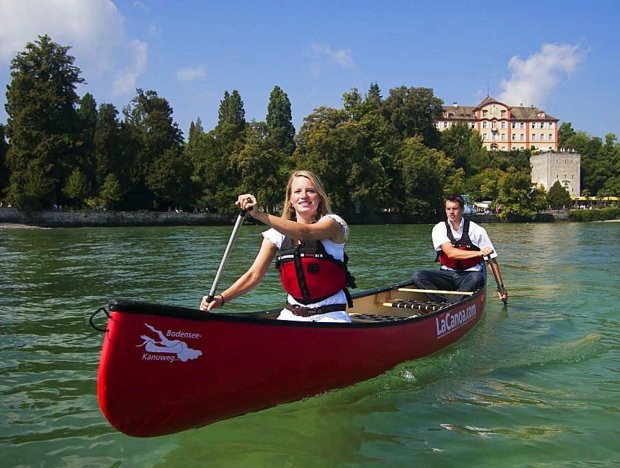Kanadier vor der Insel Mainau
