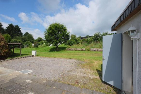 Ansicht freie Parzelle mit Naßzelle