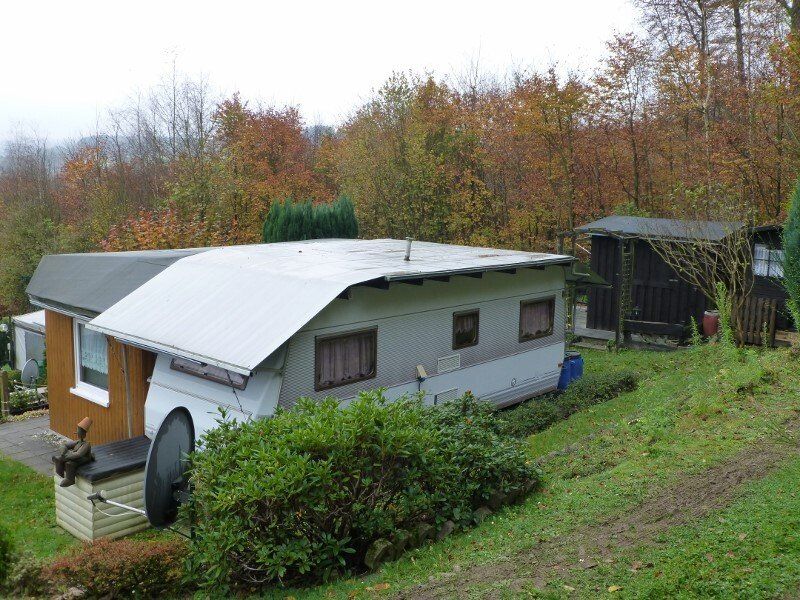 Wohnwagen von oben
