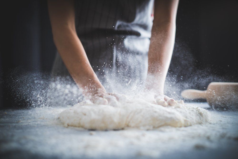 Teig wirken