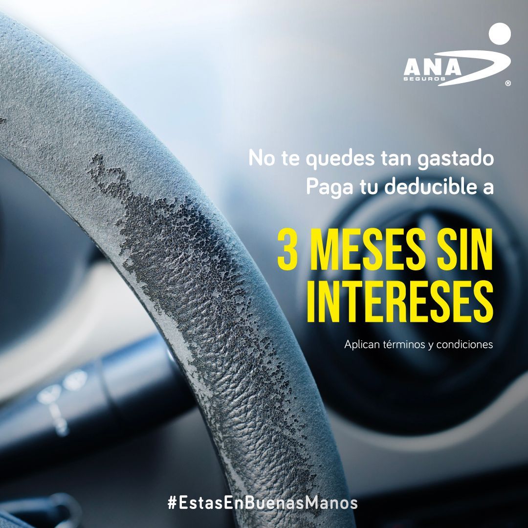 promociones ANA Seguros paga tu deducible a 3 msi meses sin intereses