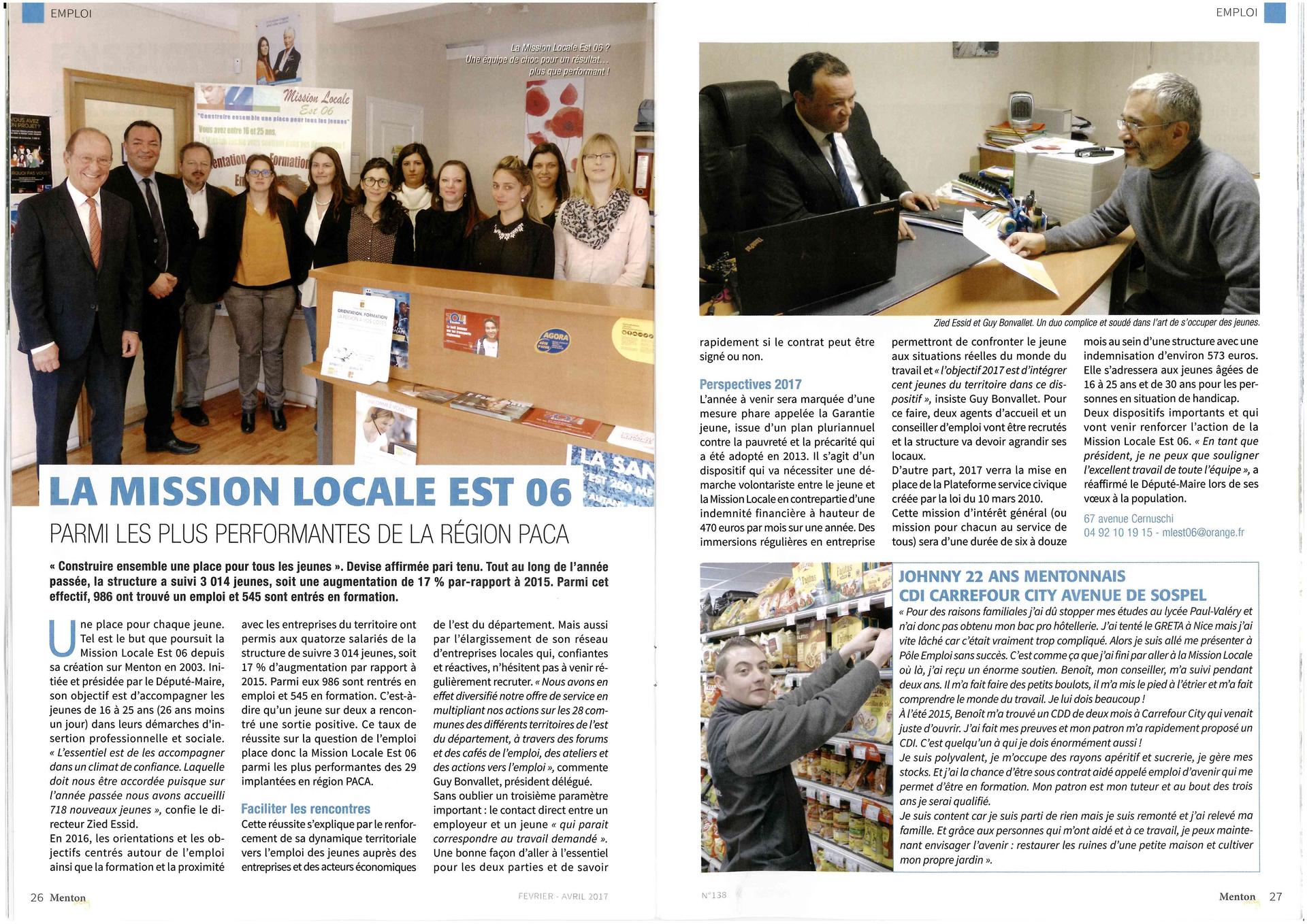 Menton Magazine, Février-Avril 2017 Menton Magazine