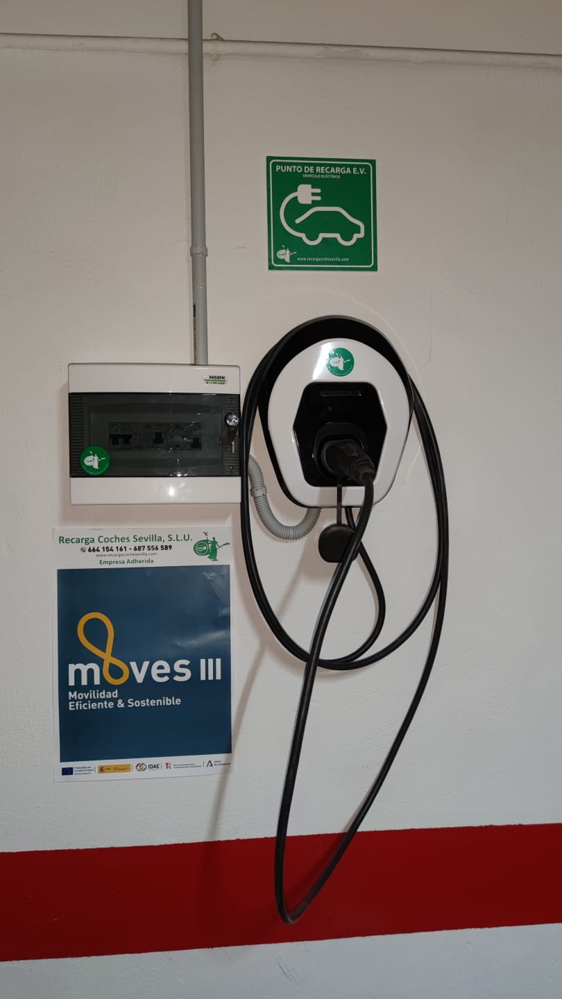 instalación cargador trydan V2C con cuadro de protecciones según normativa instalación cuadro de protecciones para vehículo eléctrico