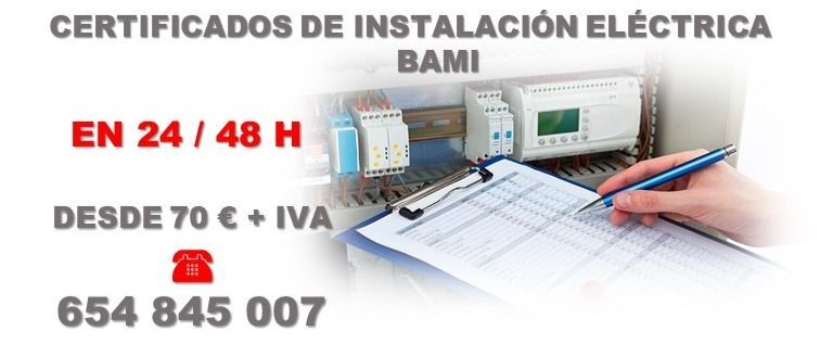 Boletín eléctrico en Bami, Sevilla certificado de instalación eléctrica en Bami, Sevilla