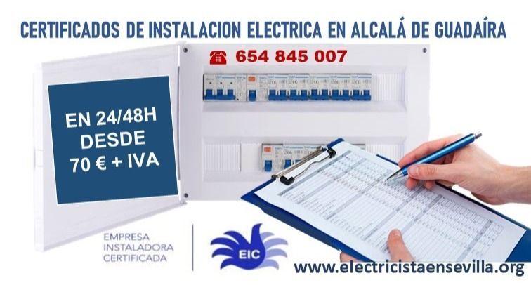 boletín eléctrico económico Alcalá de Guadaíra certificado de instalación eléctrica CIE Alcalá de Guadaíra
