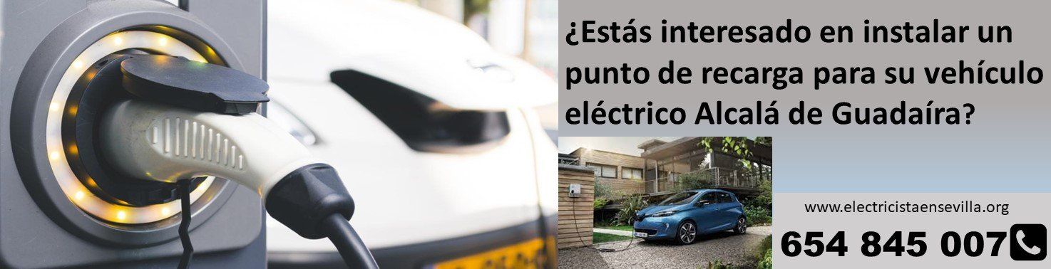 precio instalación punto de recarga vehículo eléctrico en Alcalá de guadaíra