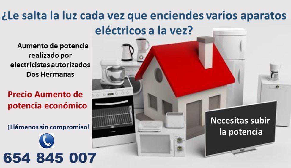 Subir la potencia electricistas Dos hermanas