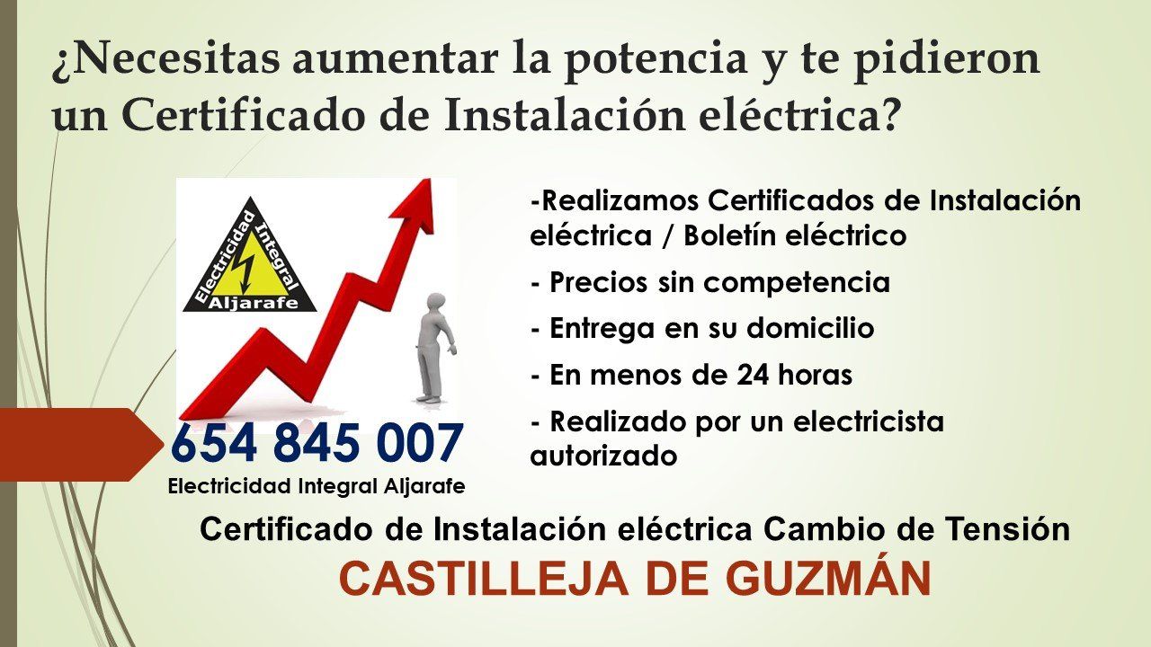certificado de instalación eléctrica Castilleja de Guzmán