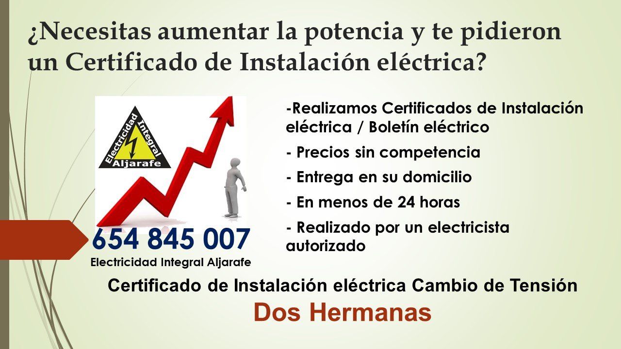 Certificado de instalación eléctrica Dos Hermanas