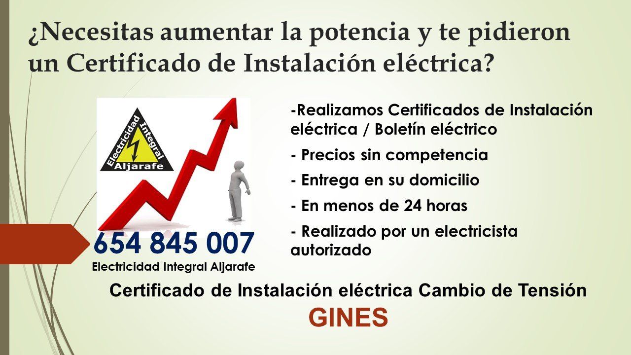 electricista autorizado en Gines electricista en Gines
