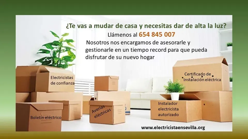 Certificado de instalación eléctrica en Sevilla por solo 70 euros para dar de alta la luz- Electricistas autorizados Endesa