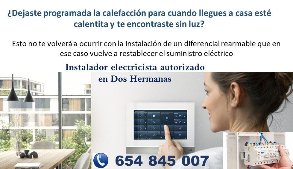 electricista para subir la potencia en Dos Hermanas electricista Dos Hermanas