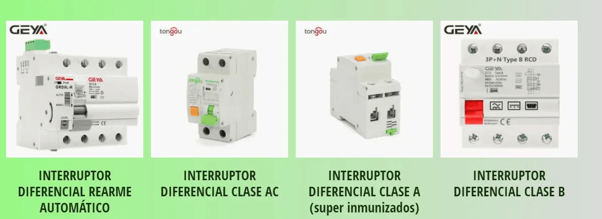 AQUÍ PODRÁS ADQUIRIR LOS DIFERENCIALES MAS ÉCONÓMICOS DEL MERCADO precios económicos de interruptor diferencial rearmable