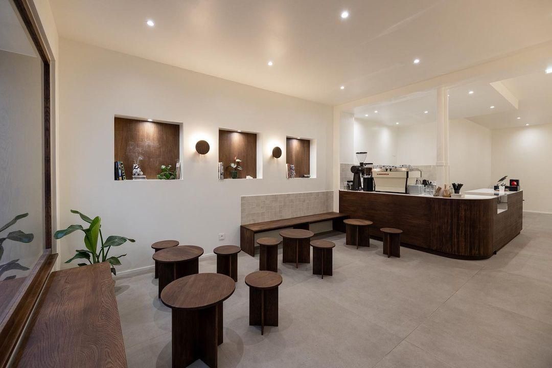 Coffee shop style japandi