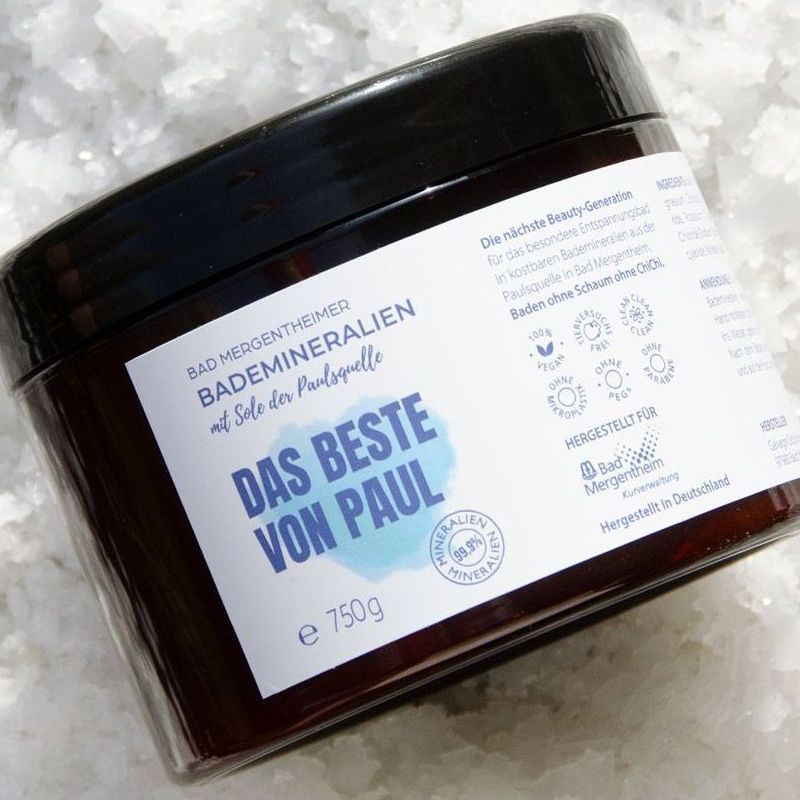 Produktvorstellung 'Das Beste von Paul' - Bade-Mineralien