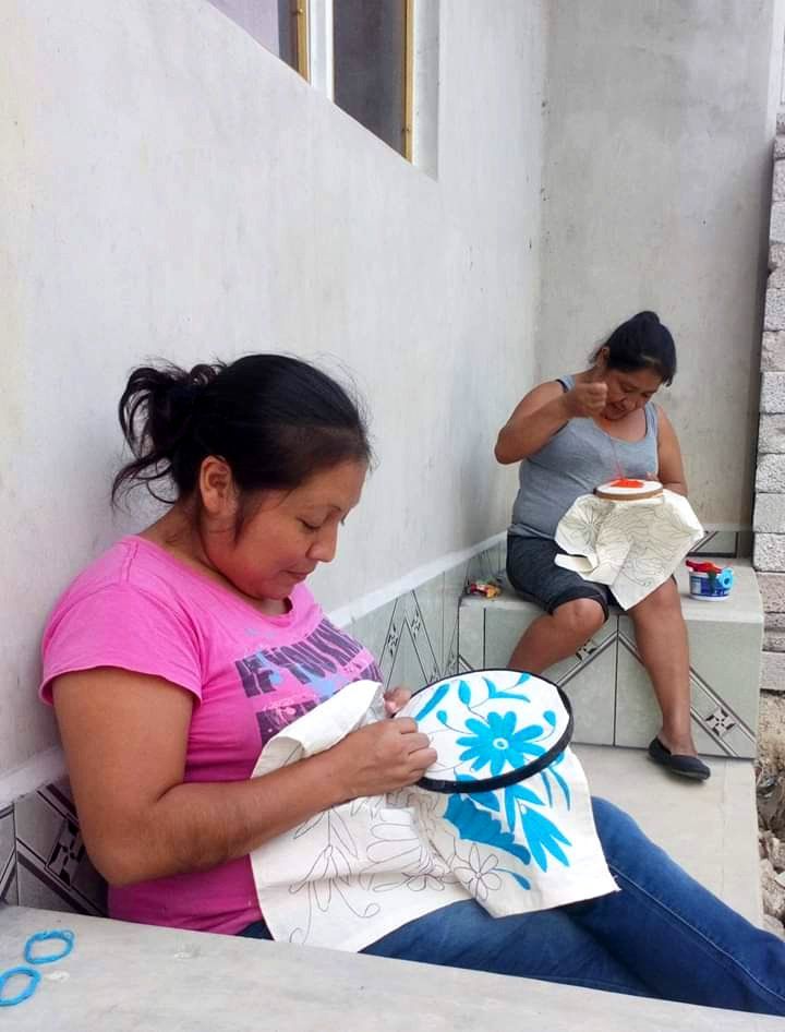 Kissenbezug Otomi Kissenbezug, Mexiko, Wohnung Deko, Bunt