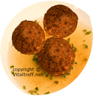 Leberknödel Suppe Leberknödelsuppe mit Zwiebel und Majoran