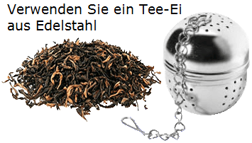 Tee Ei aus Edelstahl keine giftigen Stoffe