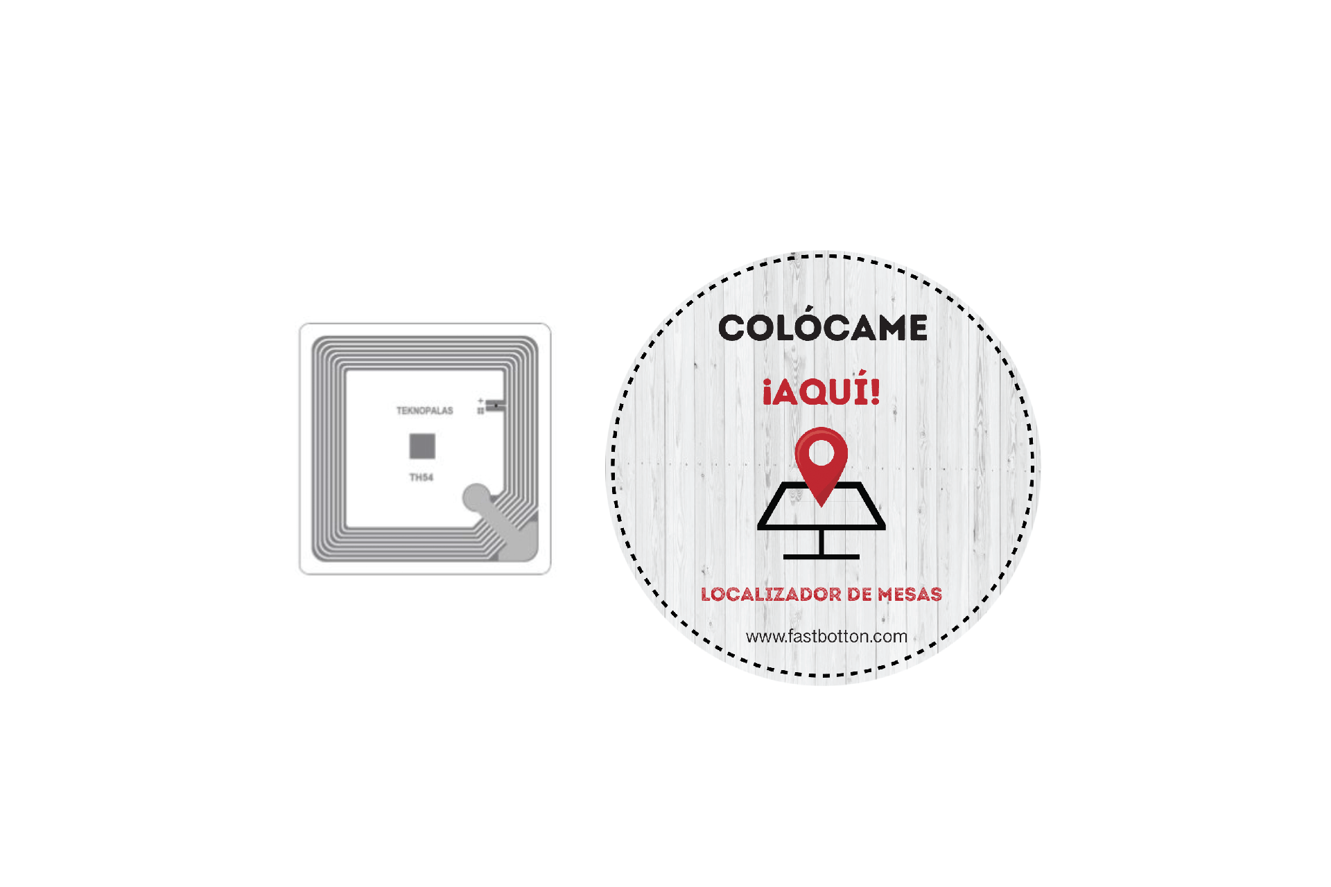 CT-RFID/TAG FAST BOTTON