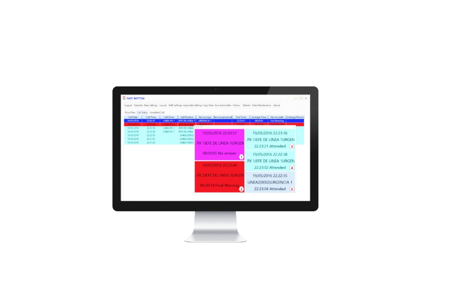 MONITOR DE TIEMPOS DE RESPUESTA FAST BOTTON