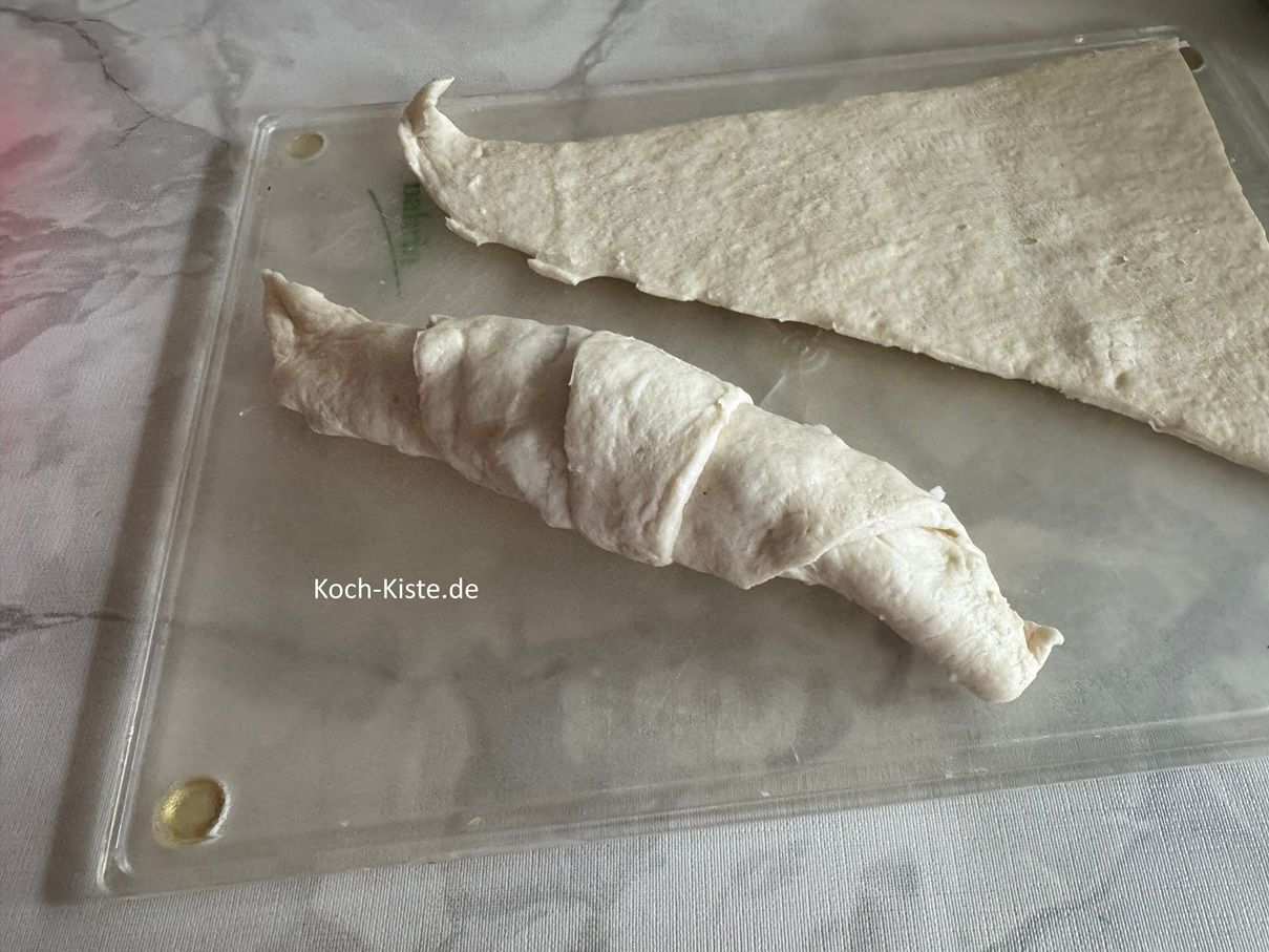 dann hast Du so ein Teigstück