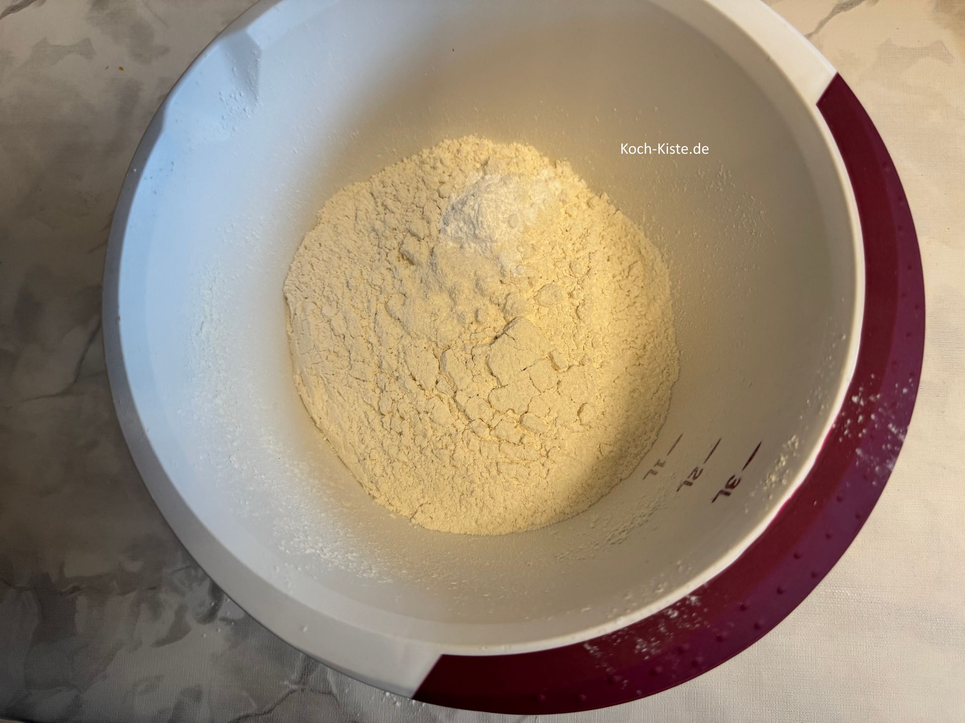 dann dürfen Backpulver und Salz hinzu