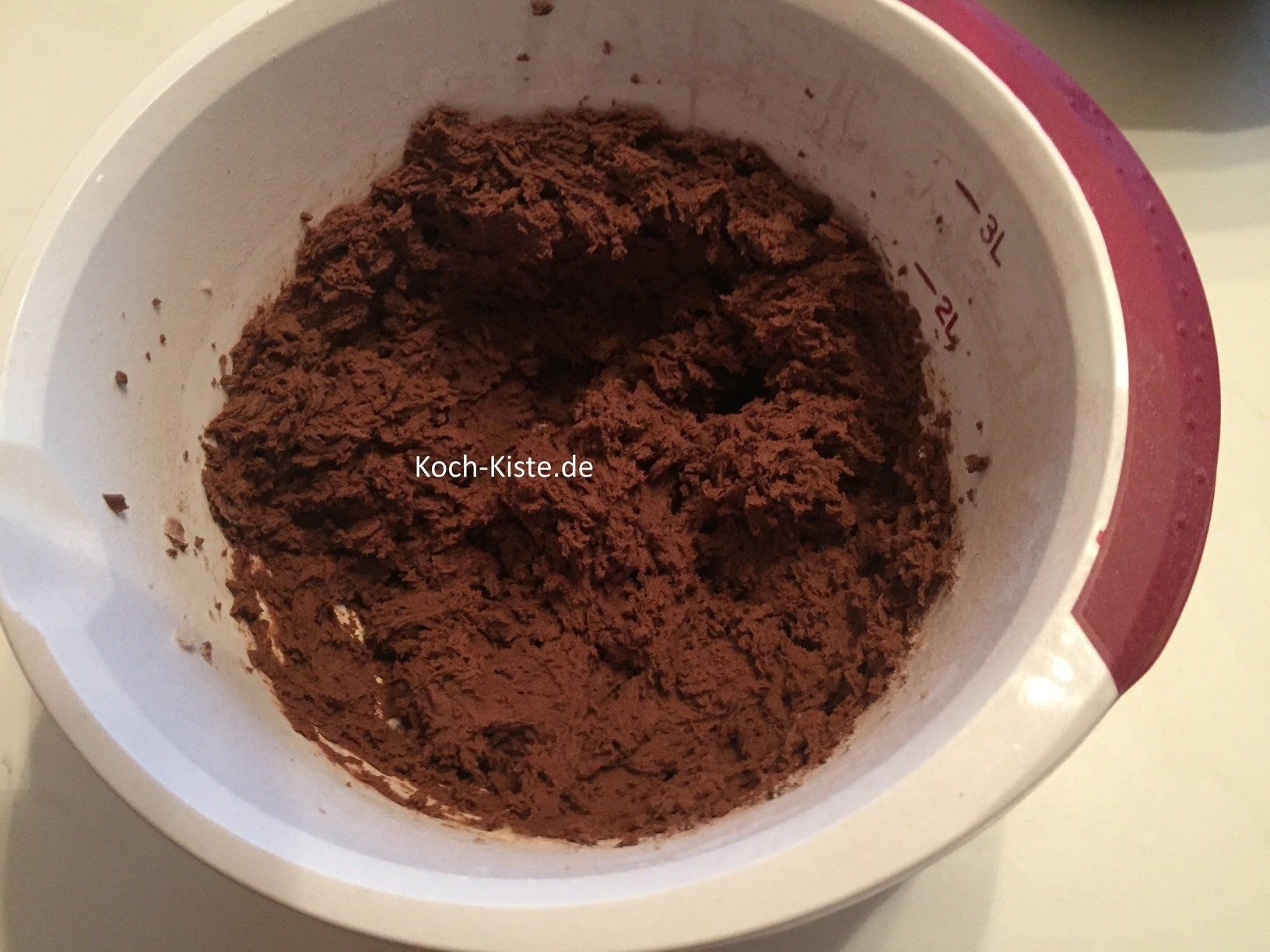 alle Zutaten verrühren und dann mit den Händen zu einem Teig verkneten