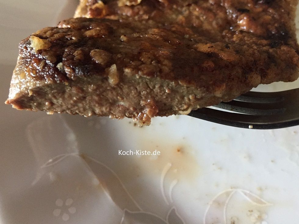 die leber sollte durch gebraten sein