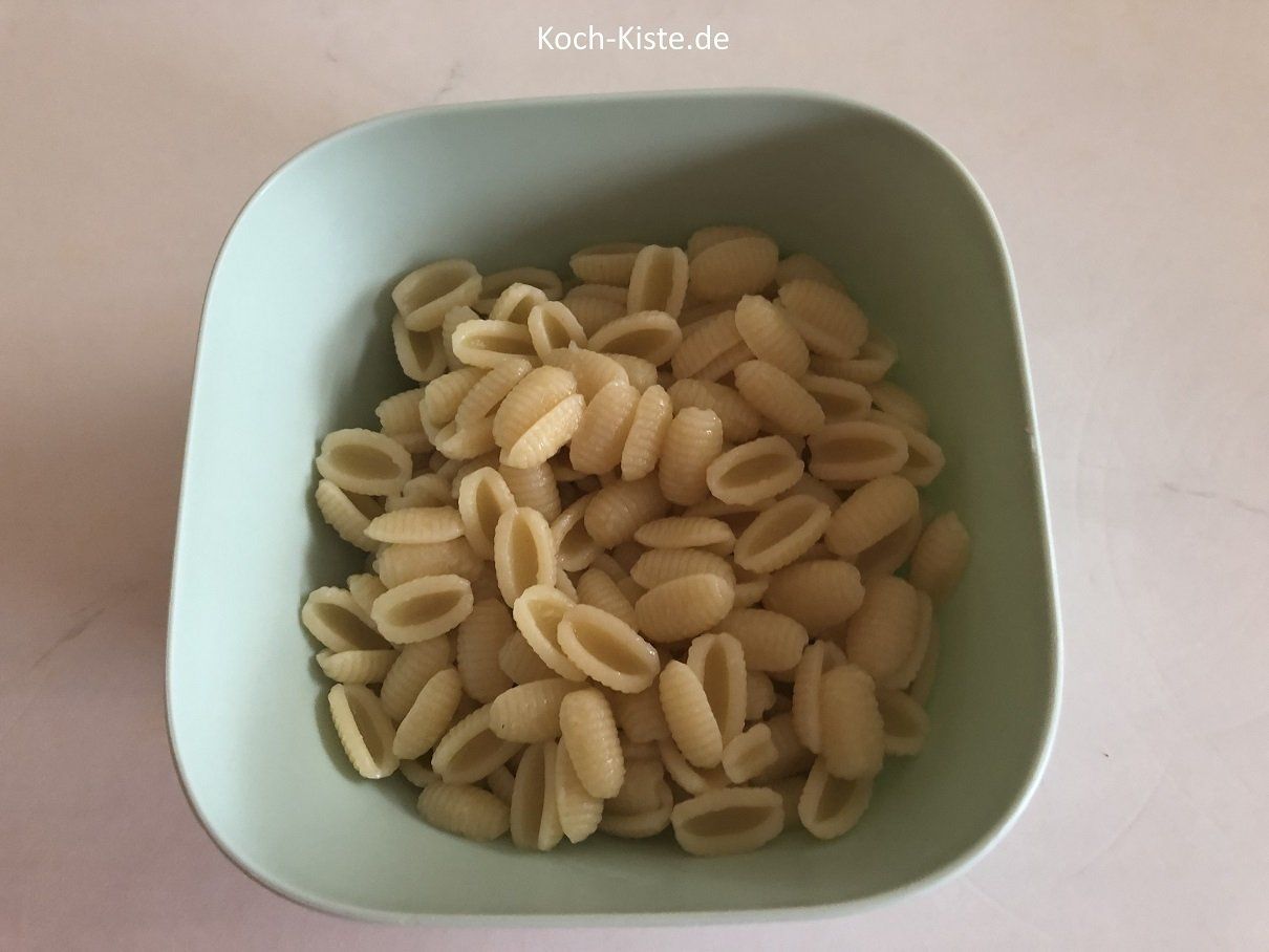 weich gekochte Mini-Gnocchis