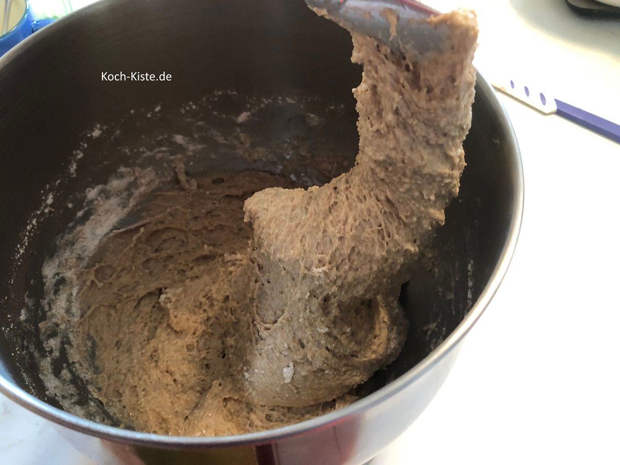 und lasse alle Zutaten für einige Minuten gut durchrühren
