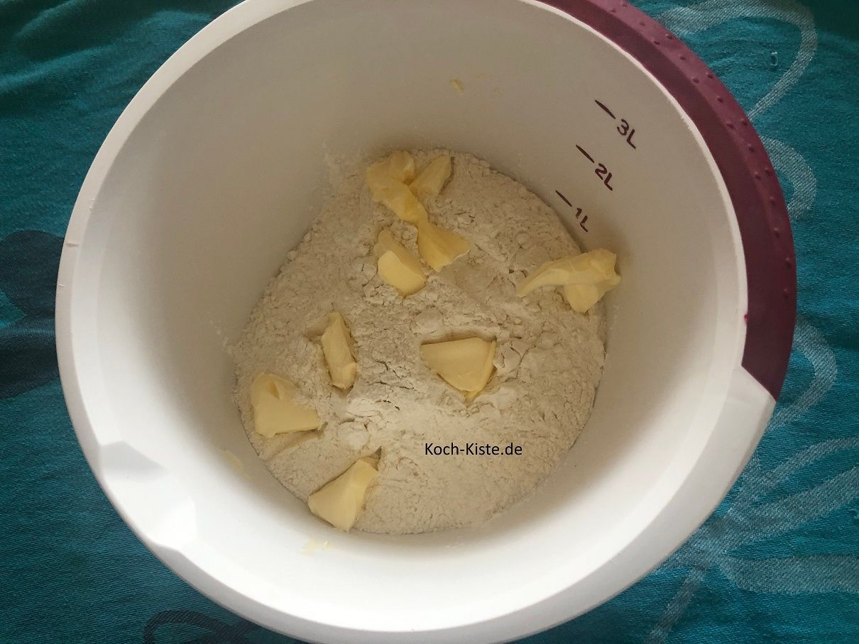 dann kommt die Butter hinzu