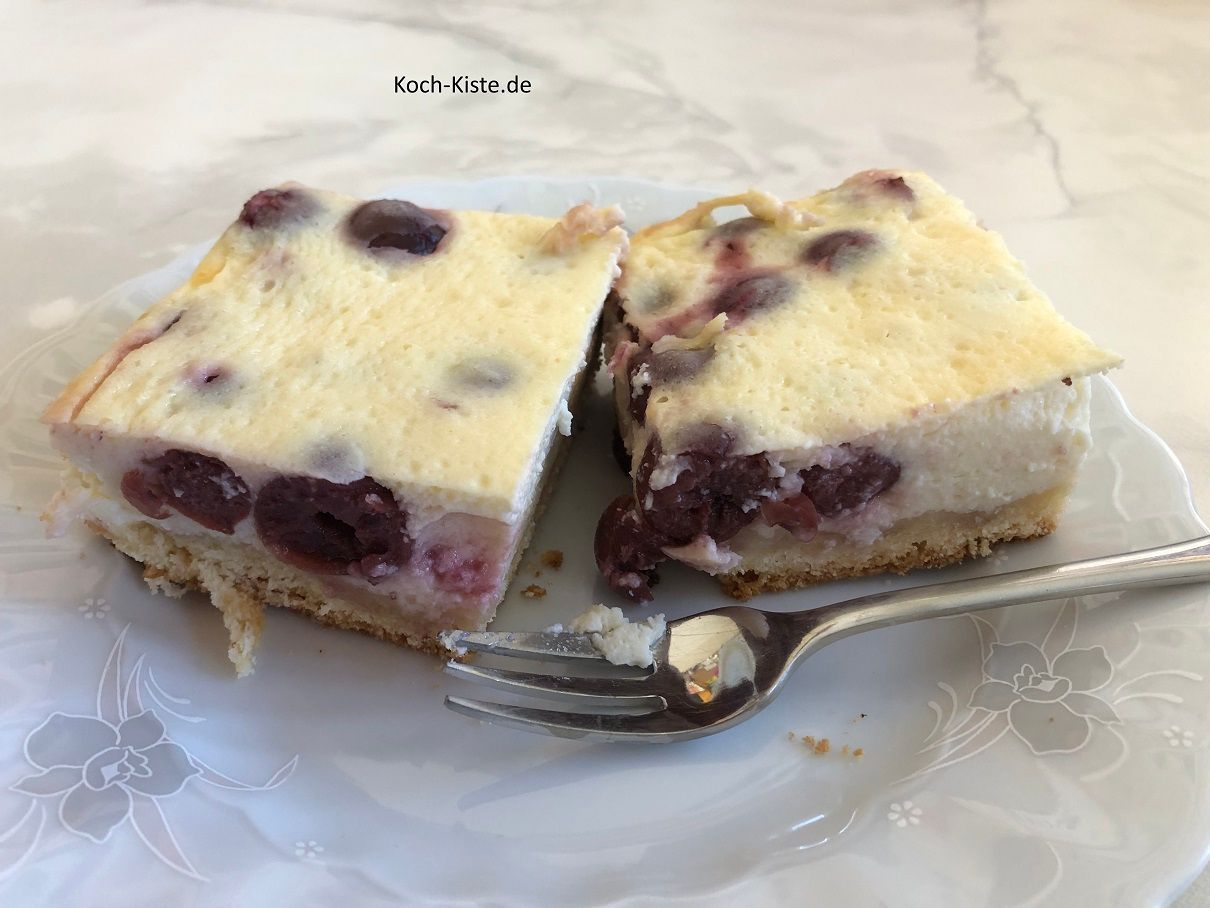 Kirsch -Käsekuchen