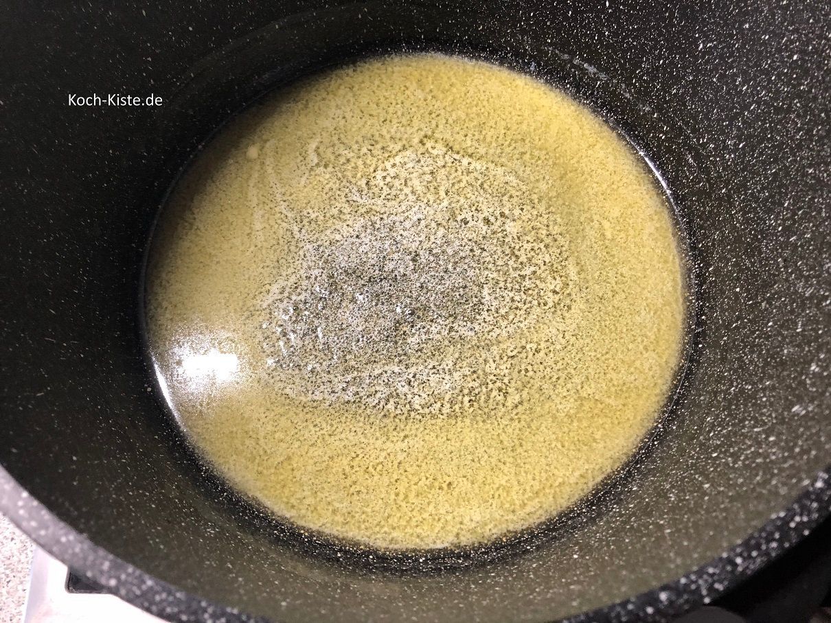 und schmelzen lassen