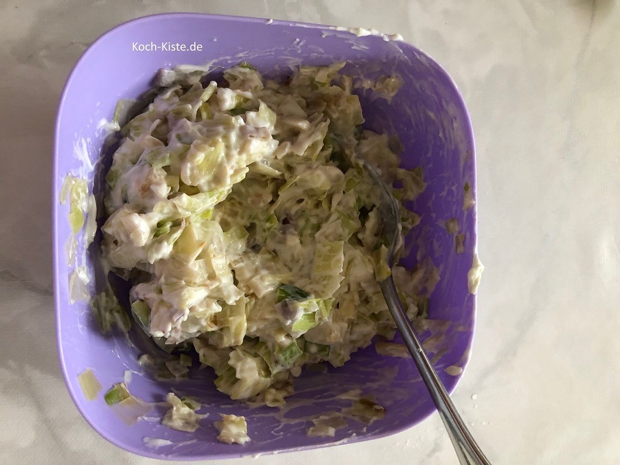 und gleichmäßig vermengen