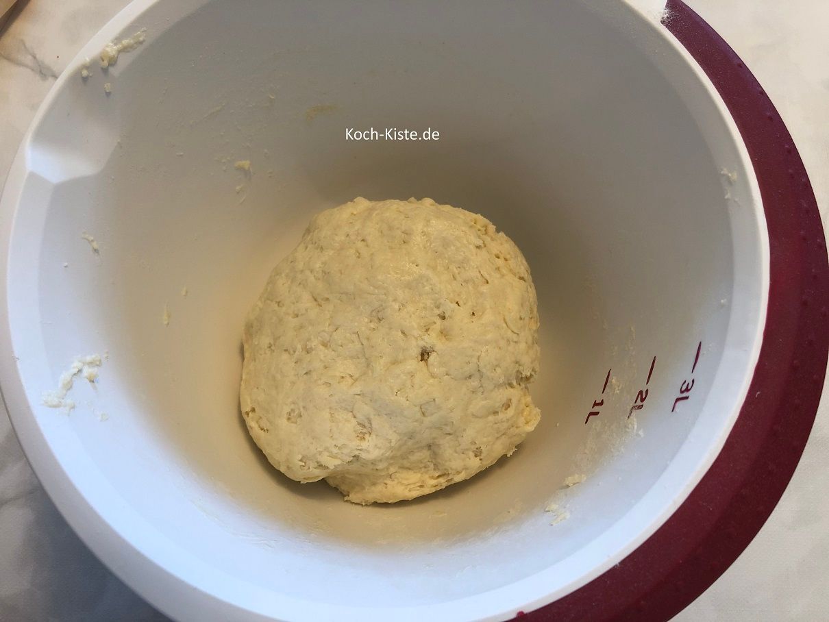 fertig gekneteter Teig