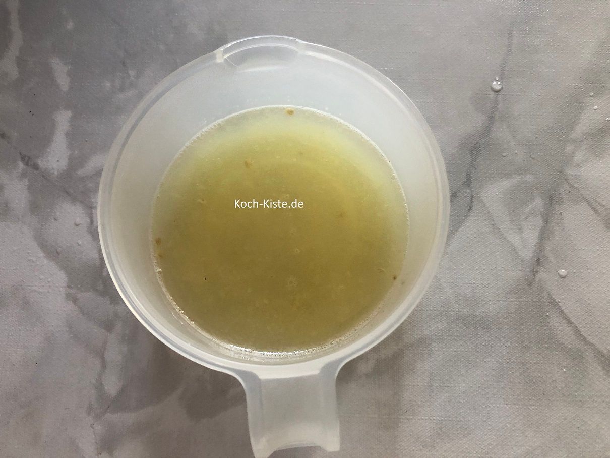 ausgepresster Zitronensaft