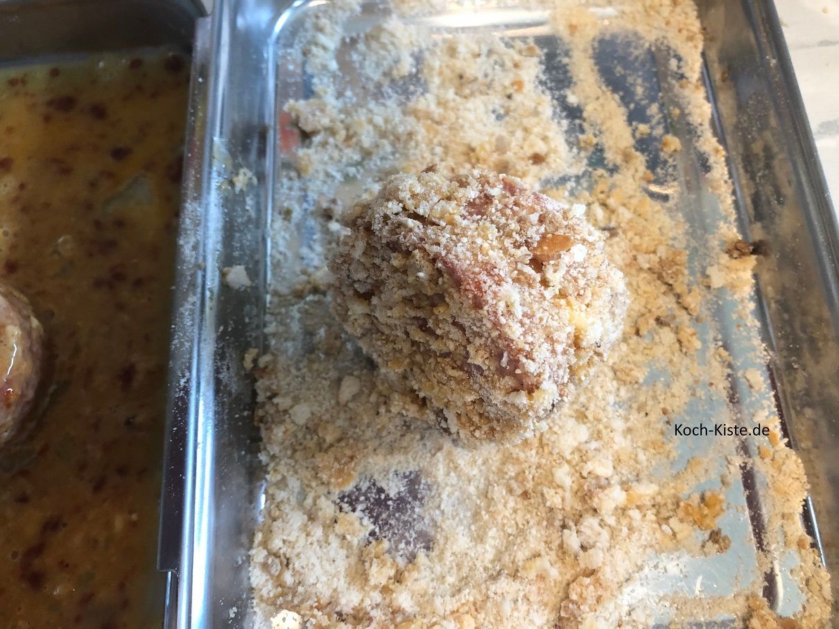 und zum Schluss in dem Paniermehl