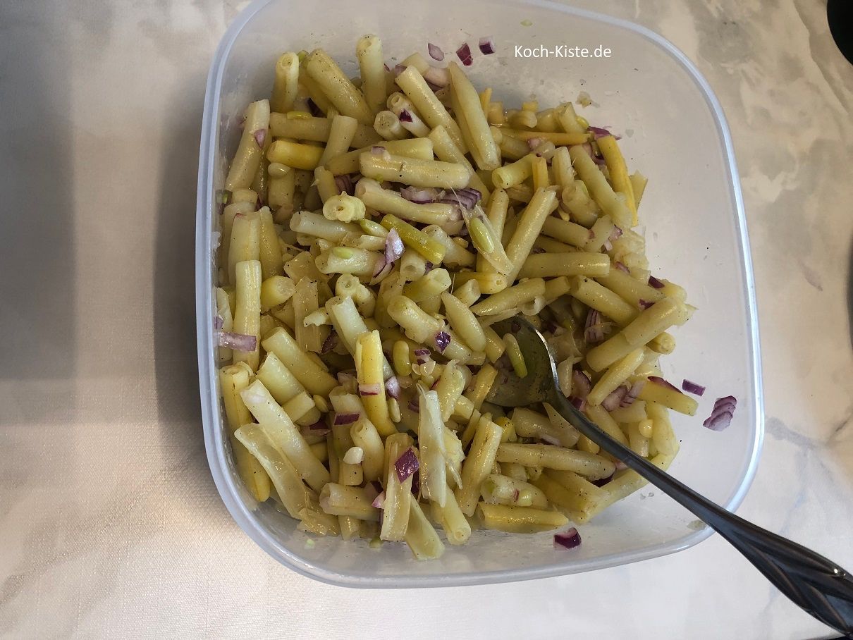 fertiger Wachsbohnen Salat