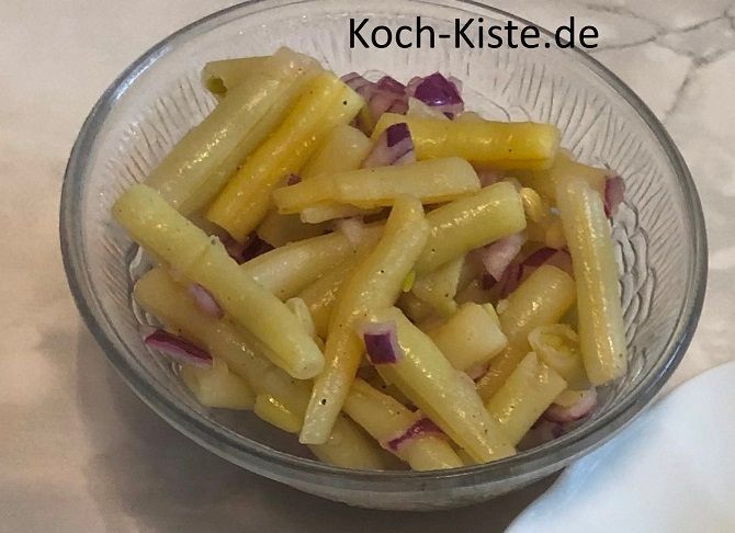 Wachsbohnen Salat