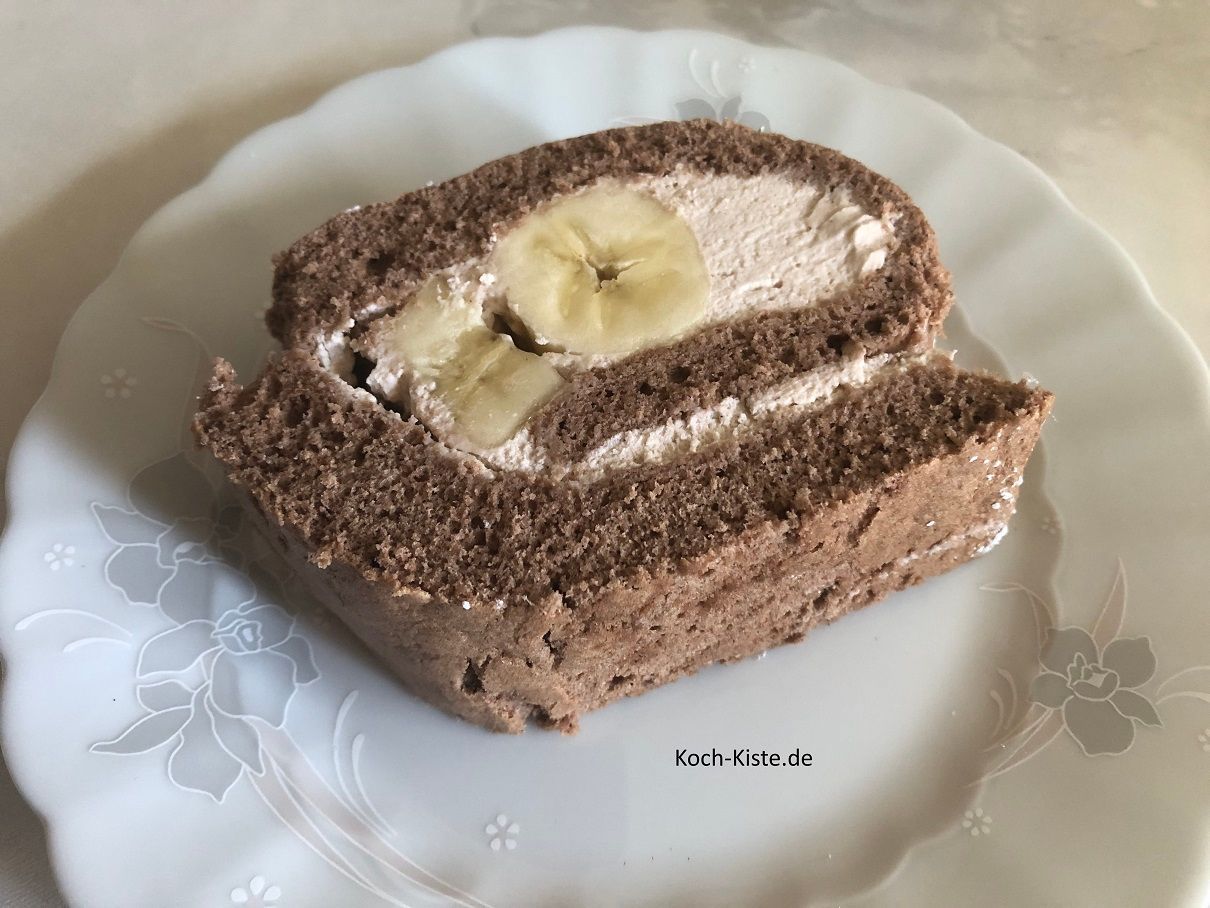 Bananen - Bisquitrolle