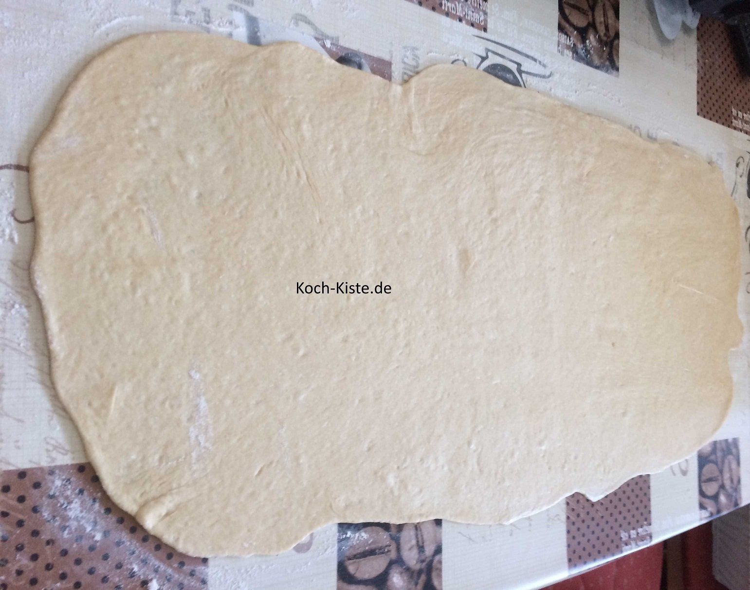 Teig ausrollen