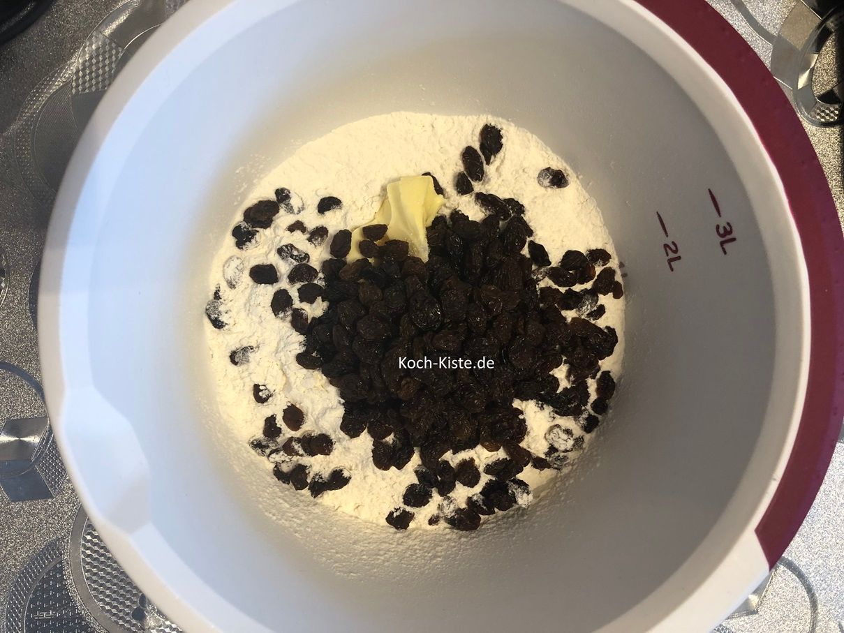 jetzt dürfen die Rosinen hinzu
