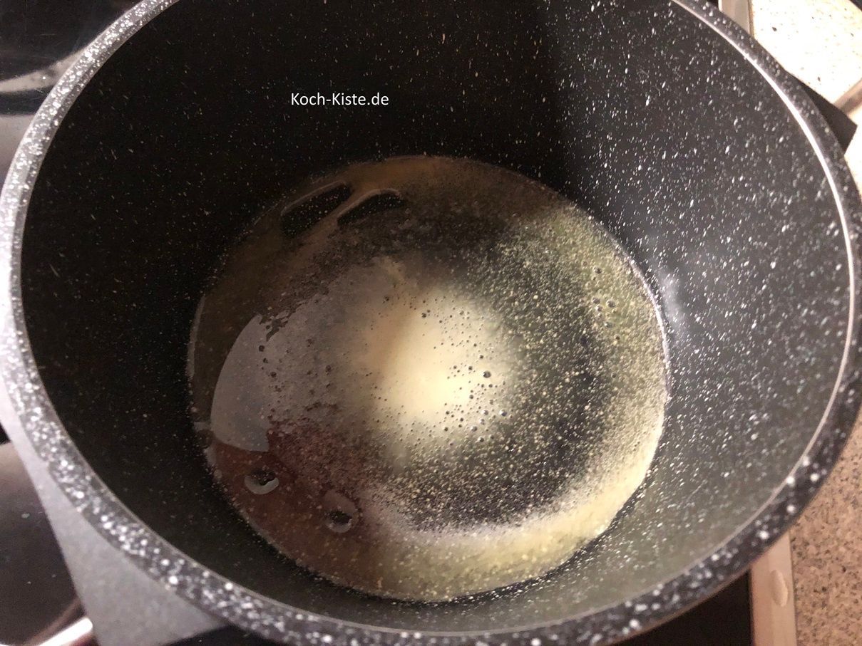 und schmelzen zu lassen