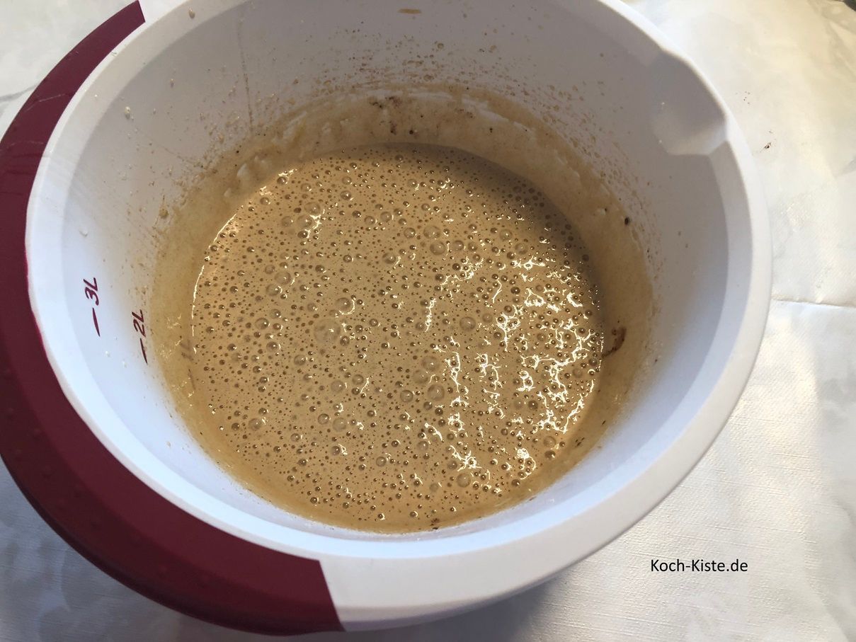 verrühre das Kakaopulver