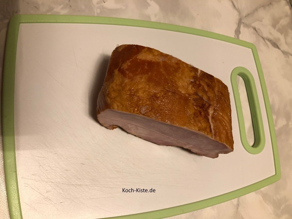 Ein Stück abgebratenes Kassler Lachs 400 Gramm