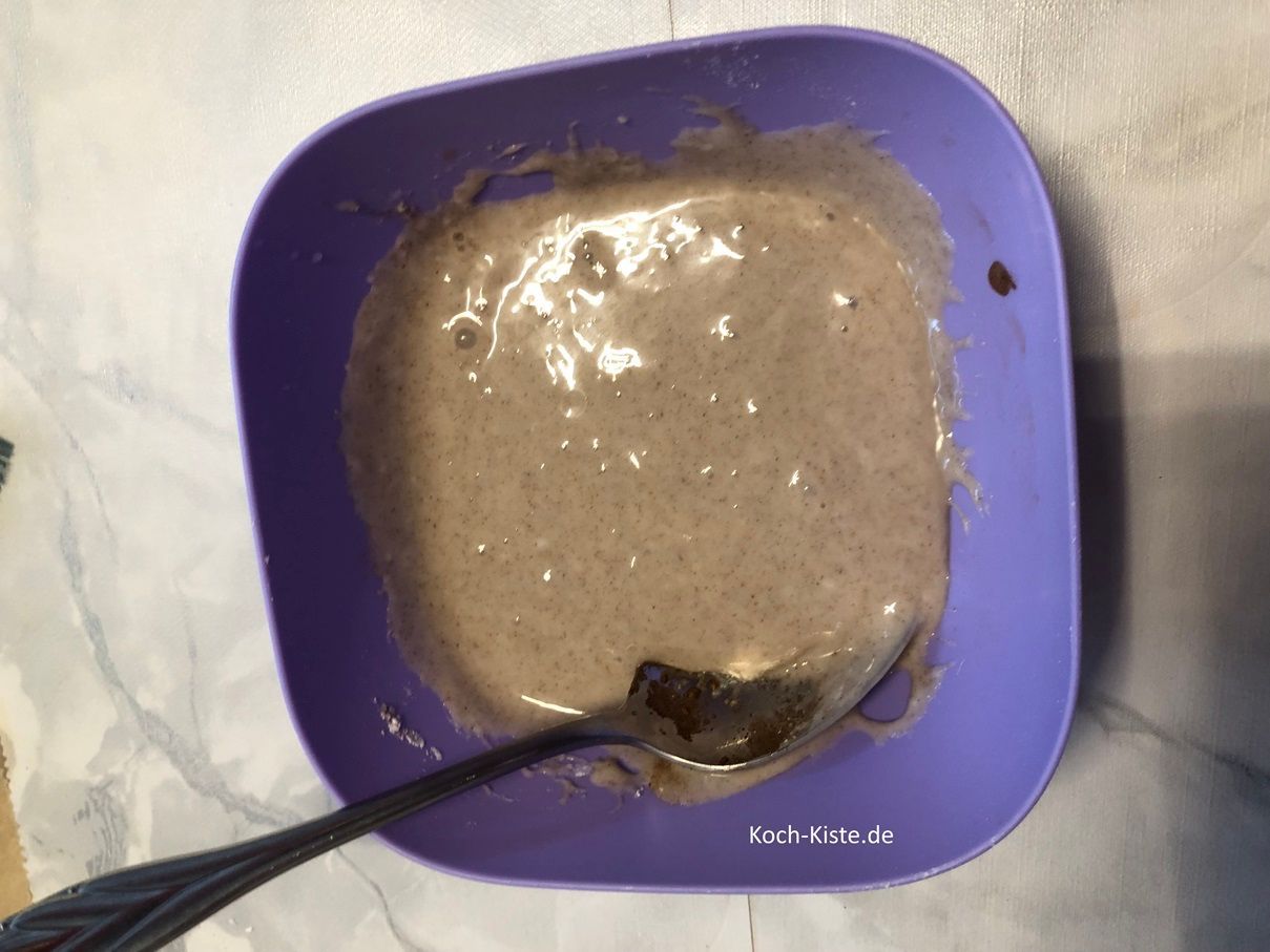 nun verrühre alles gut miteinander.